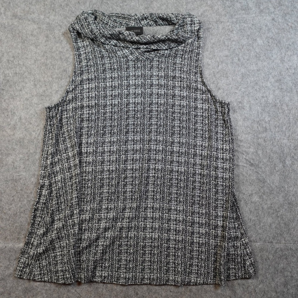 J Jill Top Womens Small/Medium? Sleeveless Cowl Neck Patterned Tank